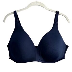 Soma Vanishing 360 Wireless Bra Nightfall Navy Blue Size 38D